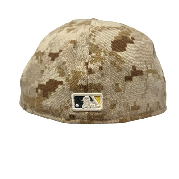 Pittsburgh Pirates New Era On Field Authentic Hat Cap 7 Camo Military 59Fifty - Picture 5 of 12